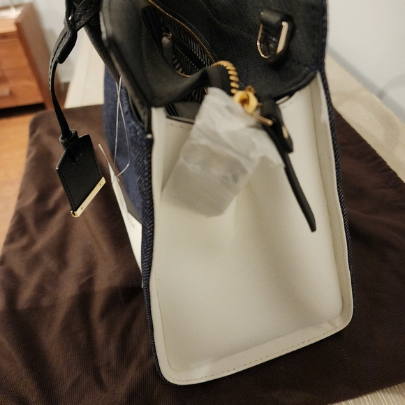 Brand New Kate Spade 2Way Handbag (Denim fabric) - Picture 6 of 14